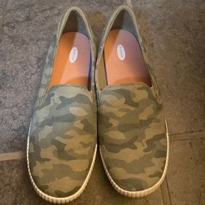 Dr. Scholls Shoes - Womens Camouflage Shoes - Slip On Shoes - Size 8